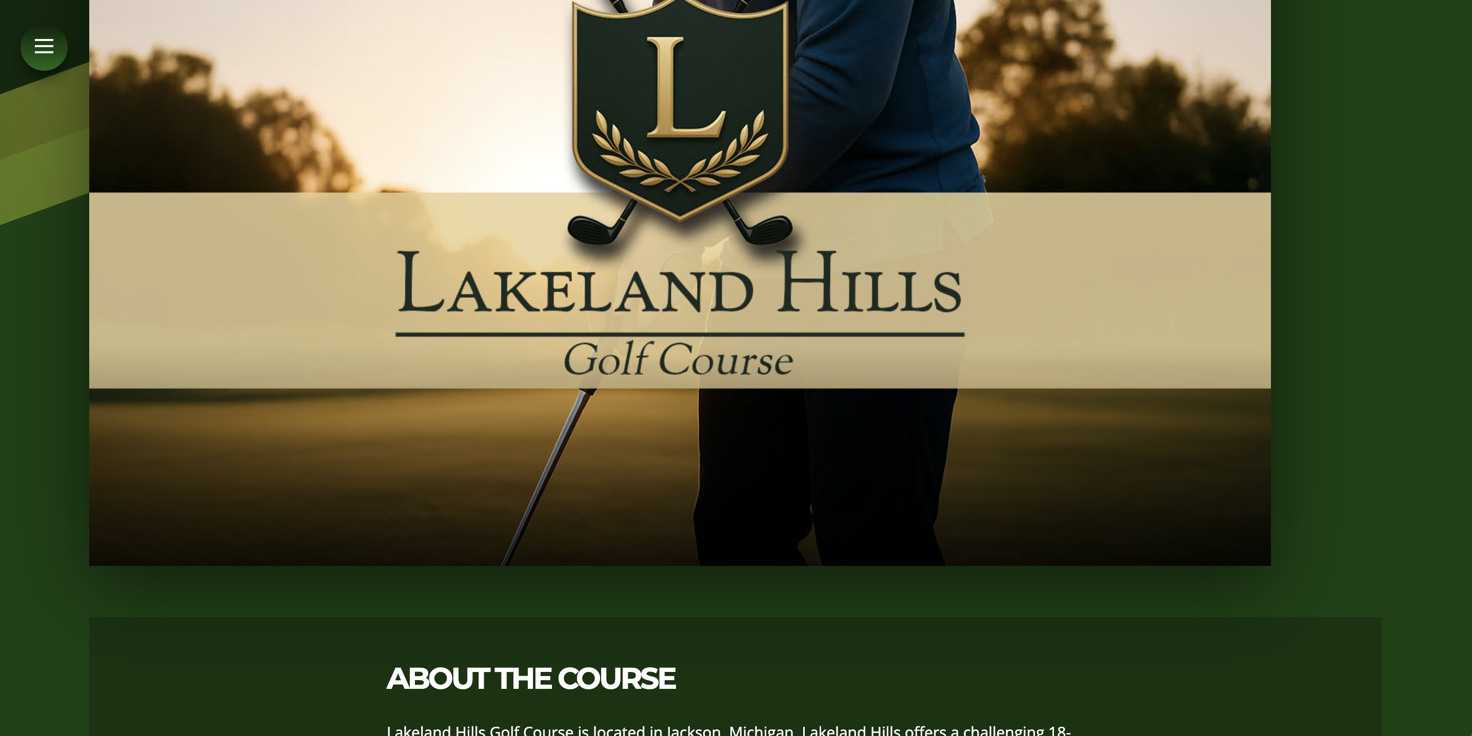 Lakeland Hills Golf Course website preview