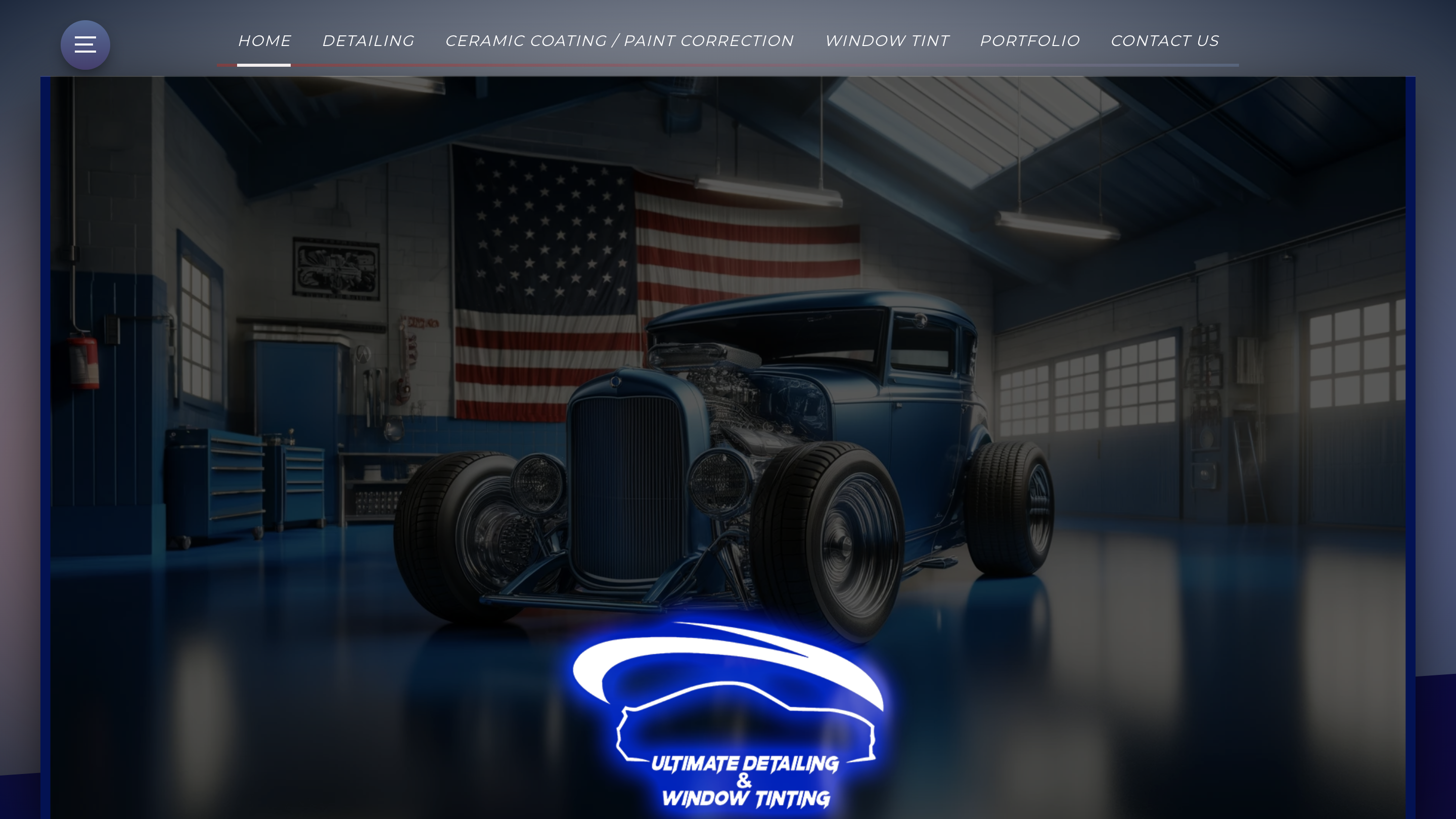 Ultimate Detailing & Window Tinting website preview